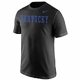 Kentucky Wildcats Nike Wordmark WEM T-Shirt - Black,baseball caps,new era cap wholesale,wholesale hats